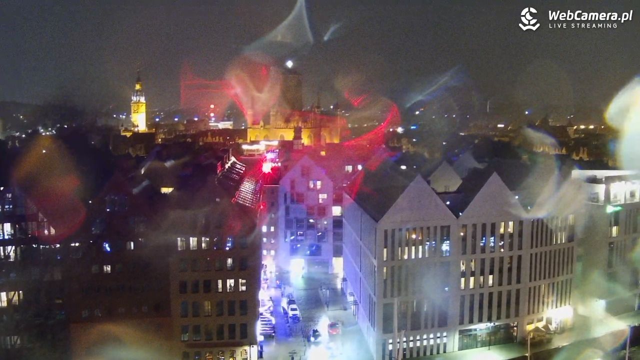 GDAŃSK - widok na Stare Miasto - 08 październik 2026, 19:51