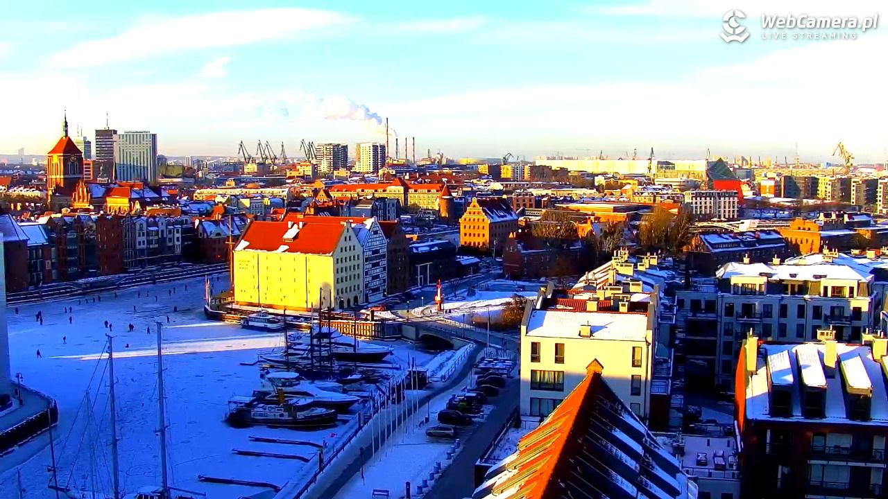 GDAŃSK - widok na Stare Miasto - 02 luty 2026, 15:22