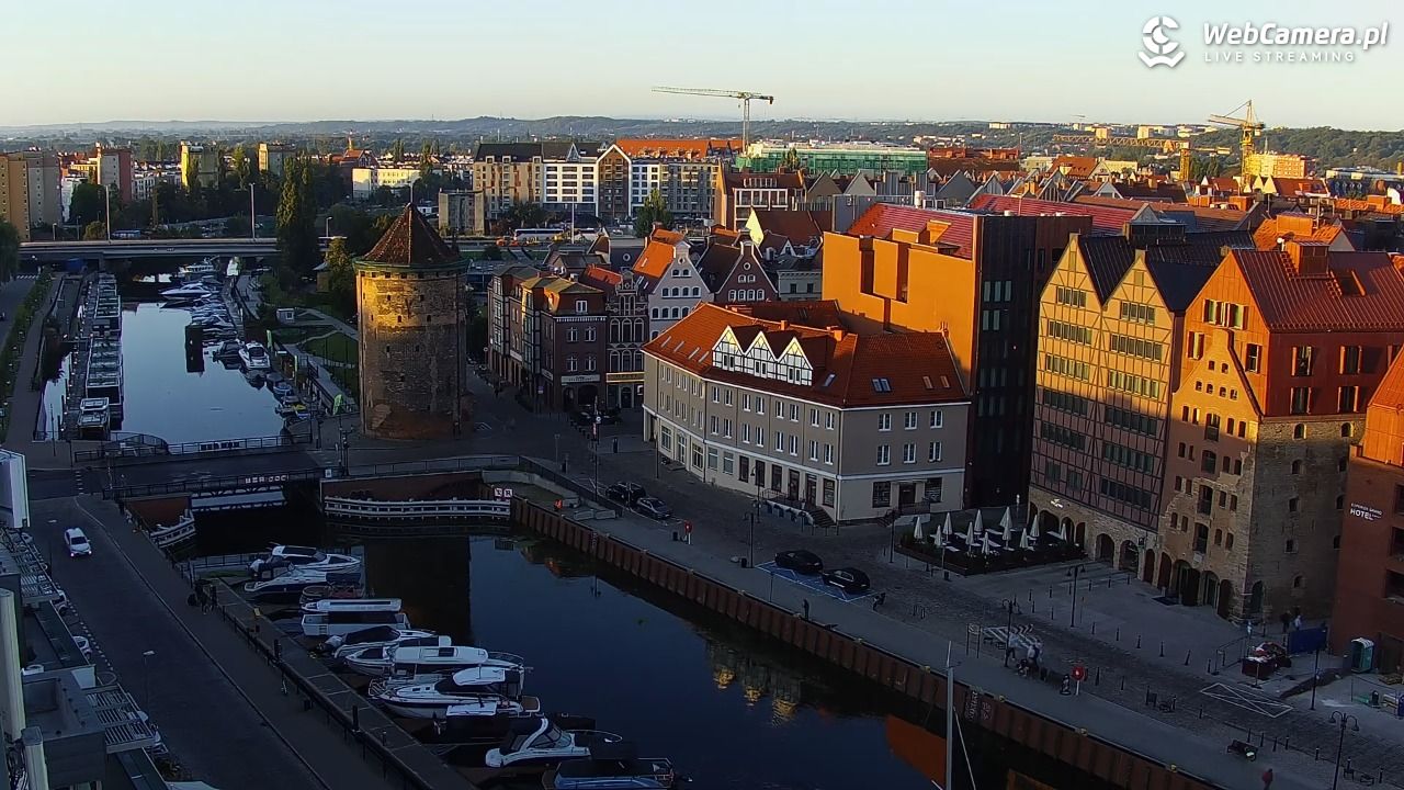 GDAŃSK - widok na Stare Miasto - 27 wresień 2026, 07:09