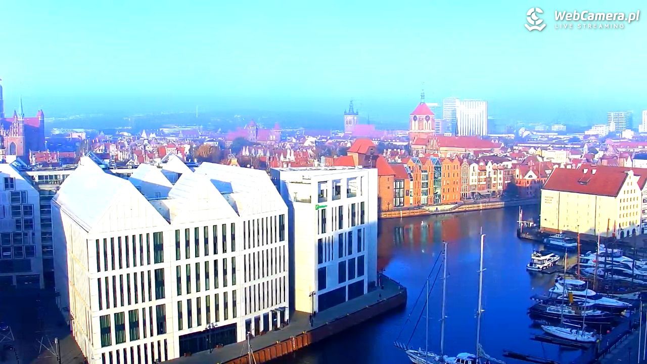 GDAŃSK - widok na Stare Miasto - 08 listopad 2025, 08:25
