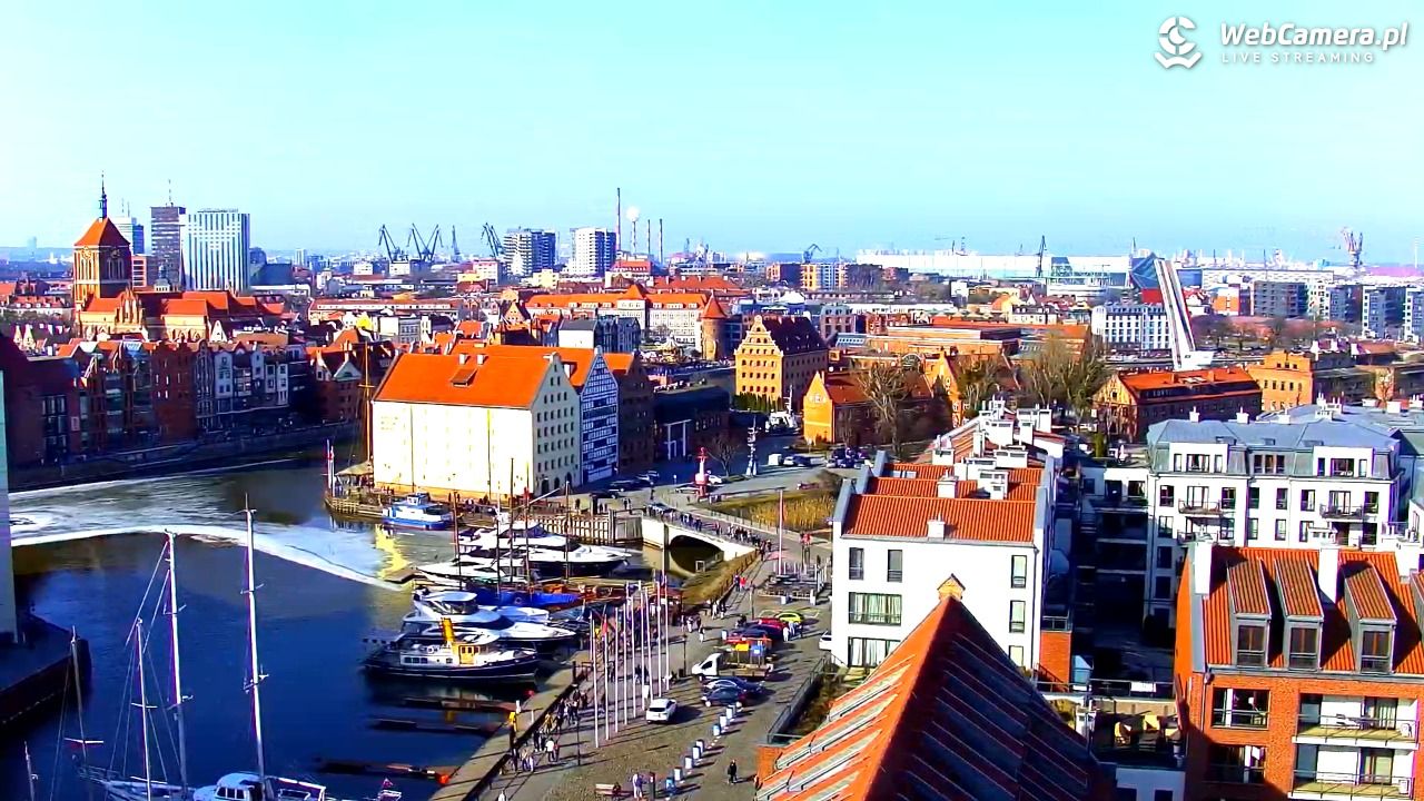 GDAŃSK - widok na Stare Miasto - 08 marzec 2026, 14:10