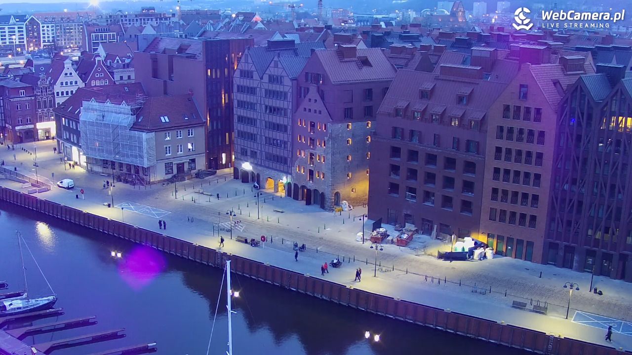 GDAŃSK - widok na Stare Miasto - 24 marzec 2026, 18:20