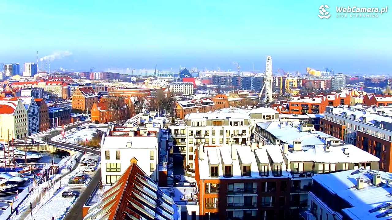 GDAŃSK - widok na Stare Miasto - 18 styczeń 2026, 12:09