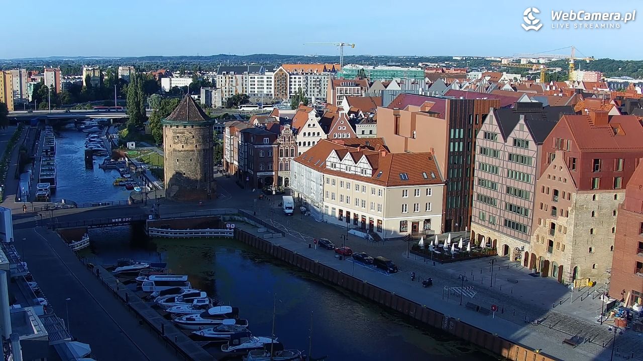 GDAŃSK - widok na Stare Miasto - 14 lipiec 2026, 06:12