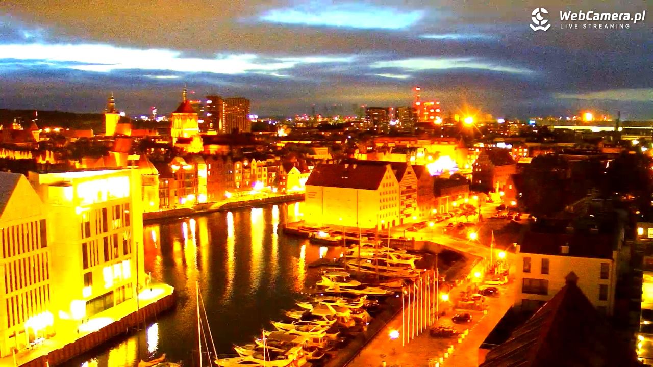 GDAŃSK - widok na Stare Miasto - 15 wresień 2025, 19:52
