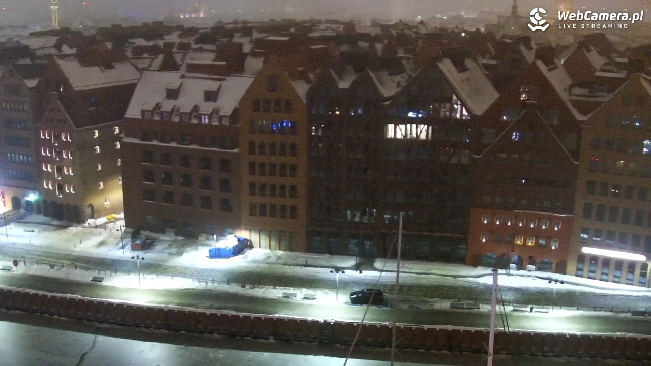 GDAŃSK - widok na Stare Miasto - 17 styczeń 2026, 05:24
