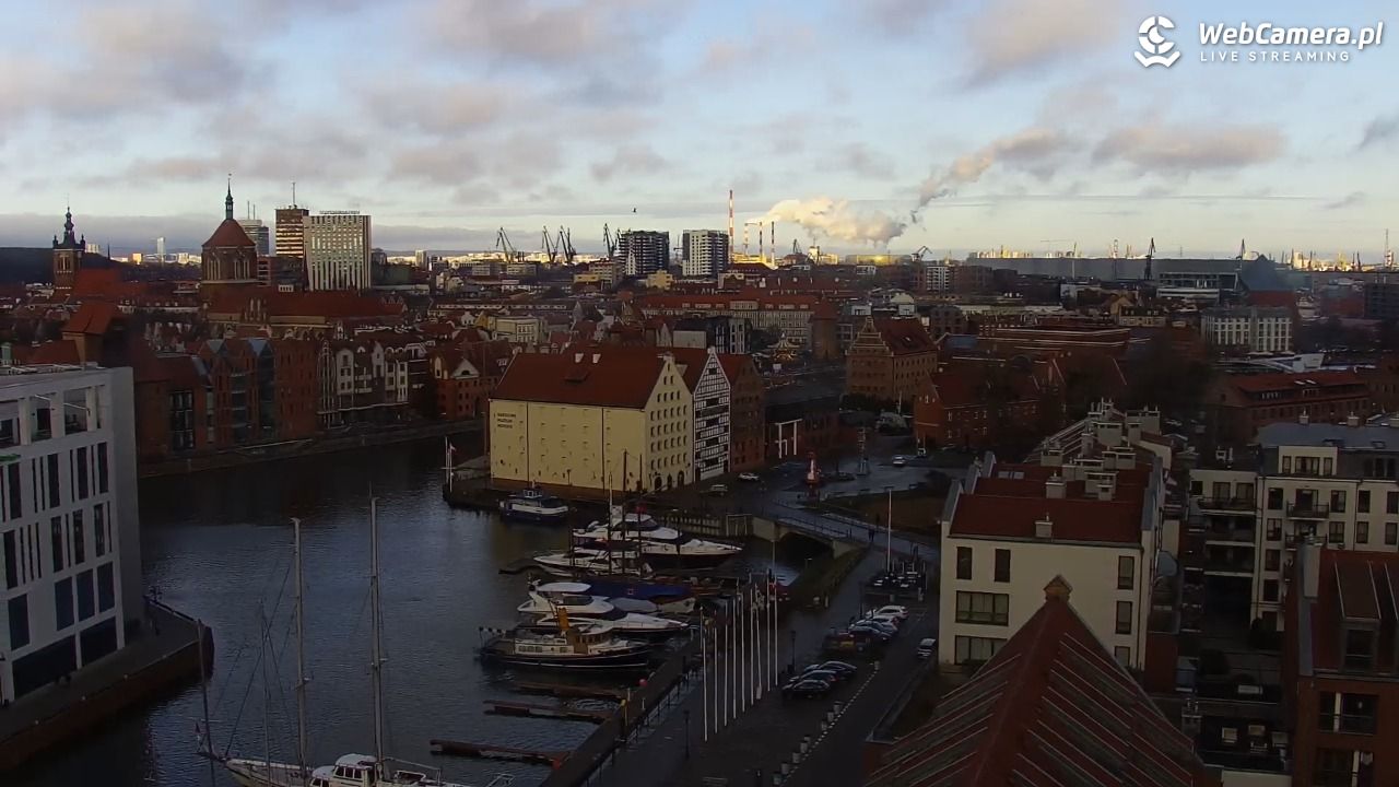 GDAŃSK - widok na Stare Miasto - 27 grudzień 2025, 10:17