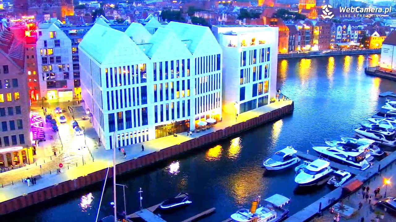 GDAŃSK - widok na Stare Miasto - 03 lipiec 2026, 21:54