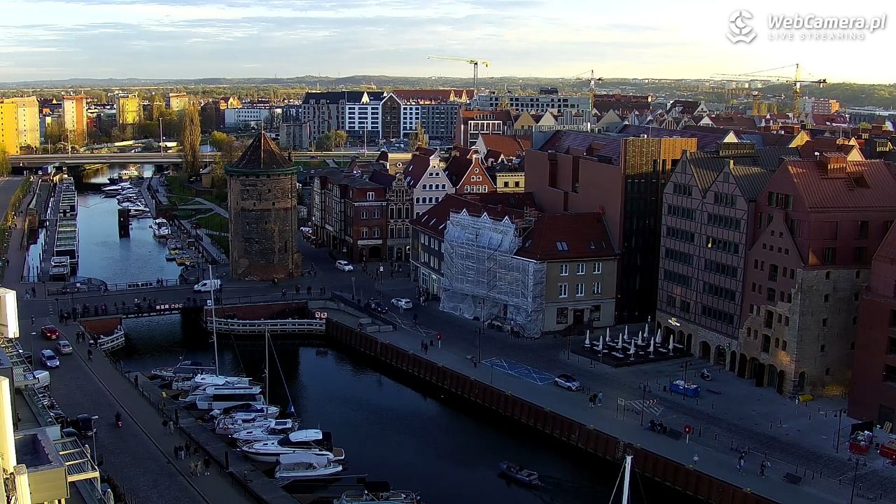 GDAŃSK - widok na Stare Miasto - 30 kwiecień 2026, 19:32