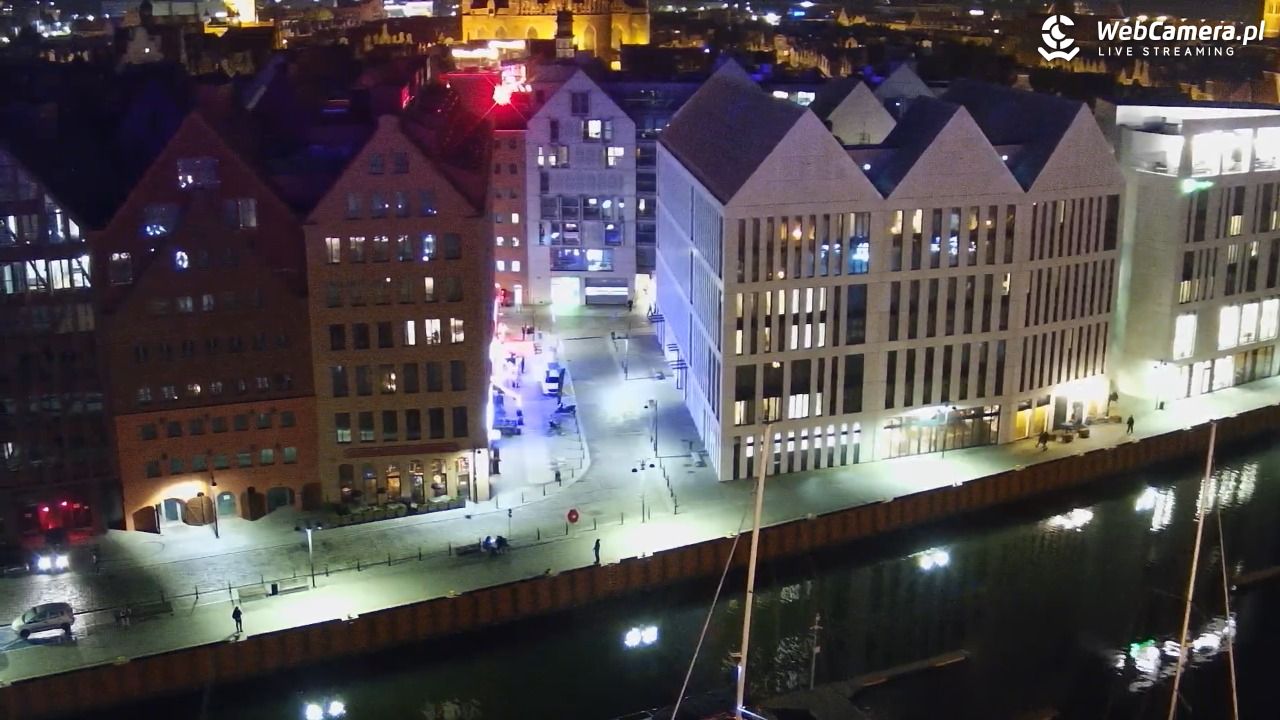 GDAŃSK - widok na Stare Miasto - 29 październik 2026, 20:18
