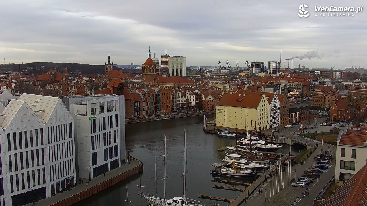 GDAŃSK - widok na Stare Miasto - 14 grudzień 2025, 12:26