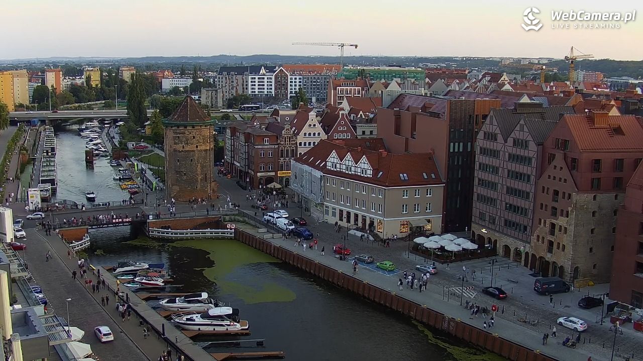 GDAŃSK - widok na Stare Miasto - 25 lipiec 2026, 20:34