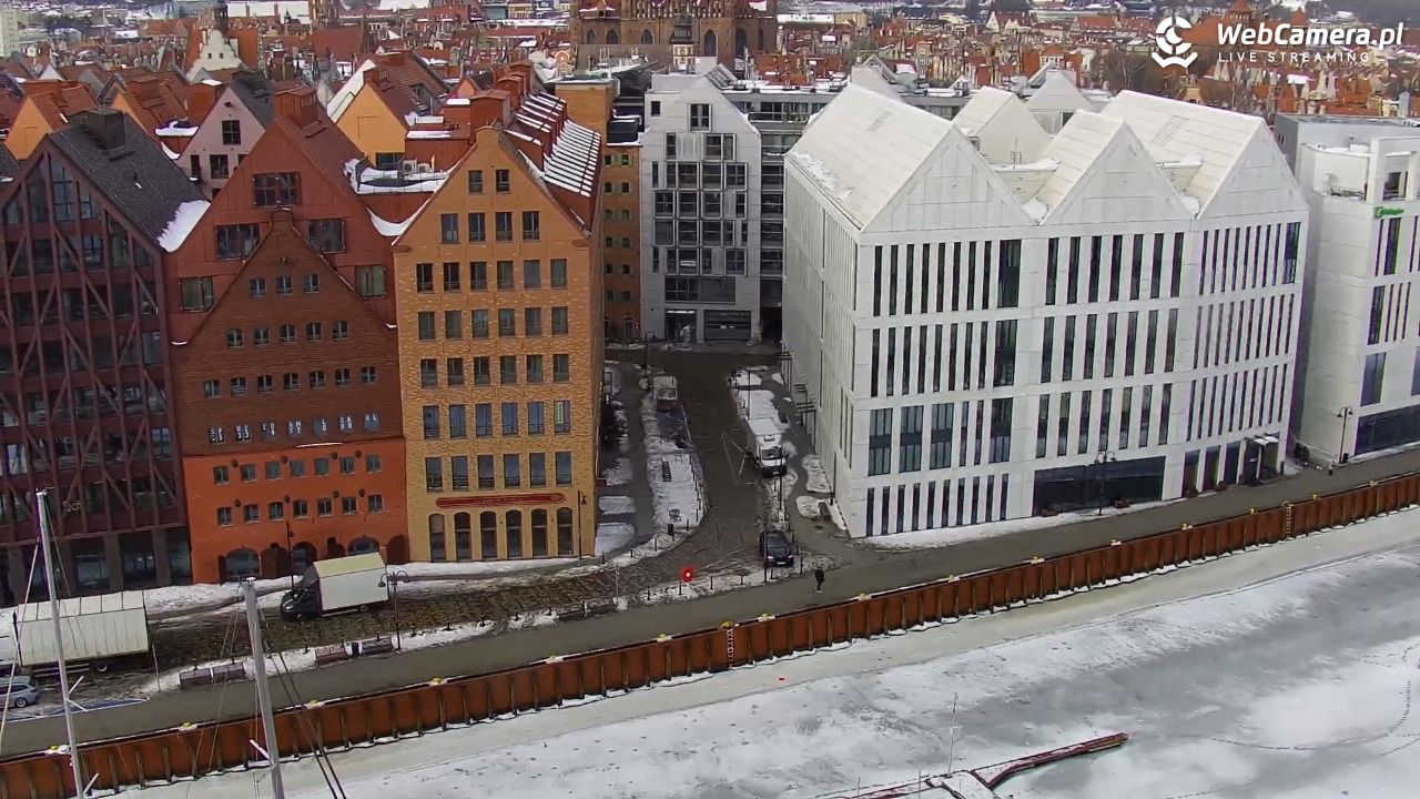 GDAŃSK - widok na Stare Miasto - 23 luty 2026, 10:32