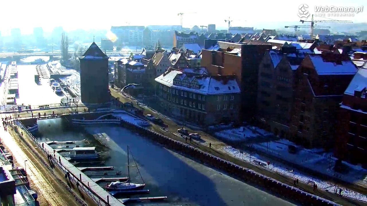 GDAŃSK - widok na Stare Miasto - 18 styczeń 2026, 12:06