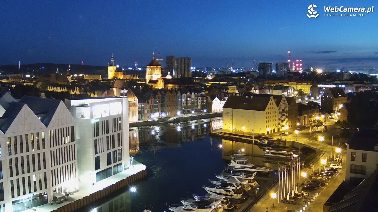 GDAŃSK - widok na Stare Miasto - 25 czerwiec 2026, 02:19