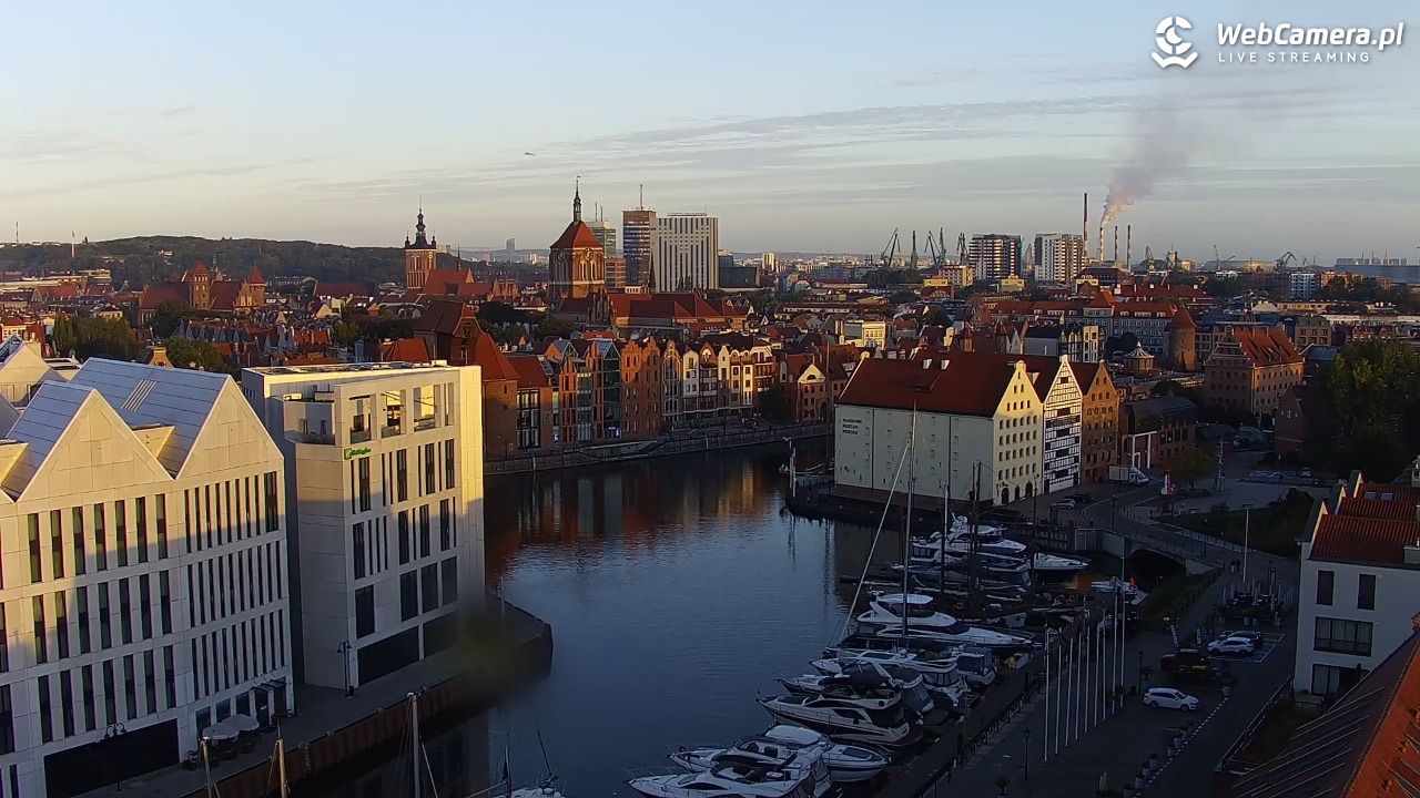 GDAŃSK - widok na Stare Miasto - 07 październik 2026, 05:23