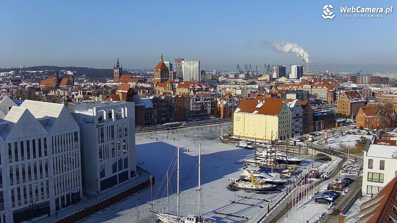 GDAŃSK - widok na Stare Miasto - 03 luty 2026, 12:20