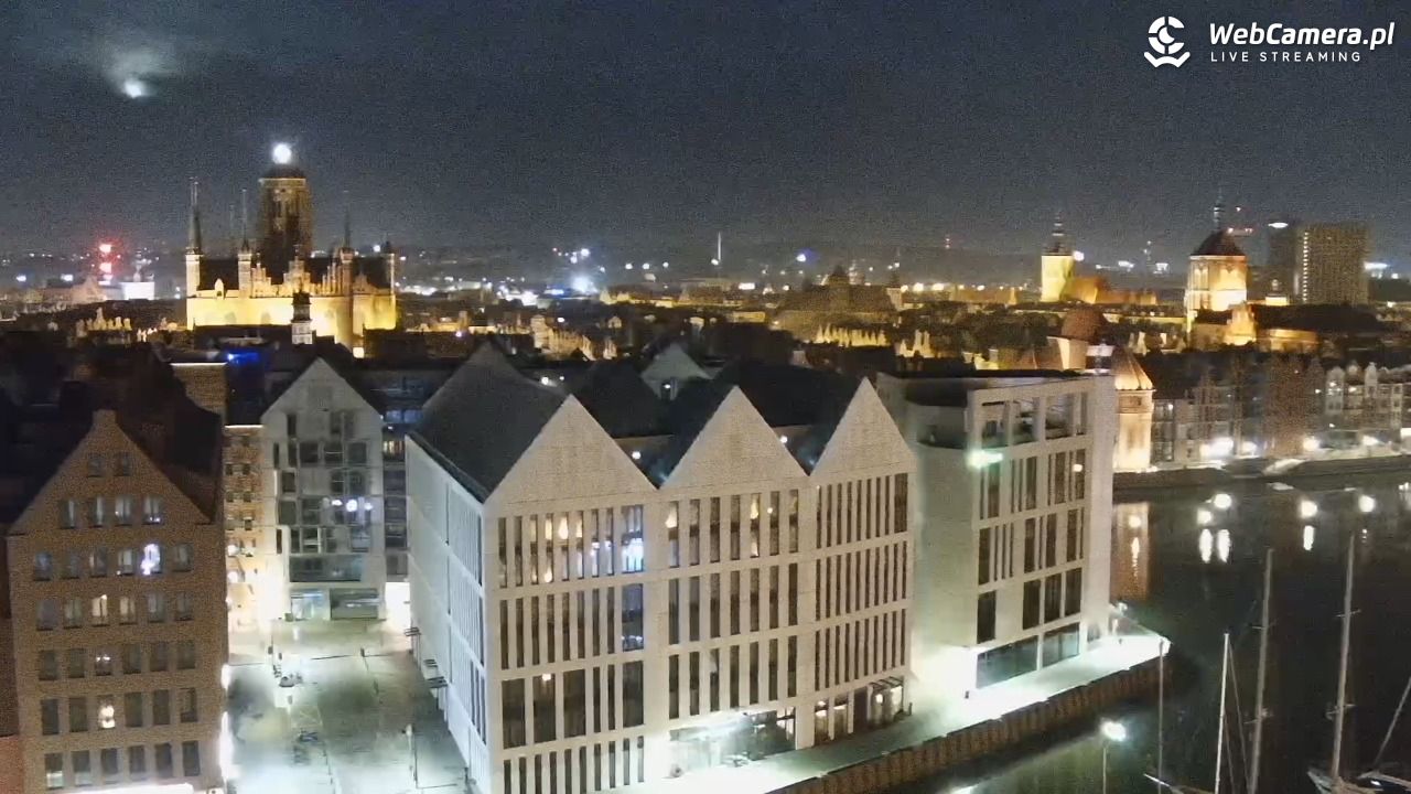 GDAŃSK - widok na Stare Miasto - 30 marzec 2026, 04:45