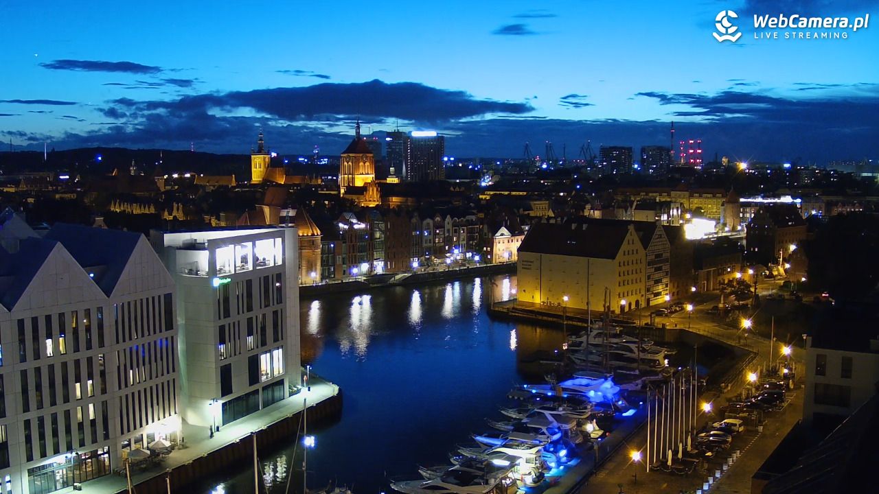 GDAŃSK - widok na Stare Miasto - 13 czerwiec 2026, 22:52
