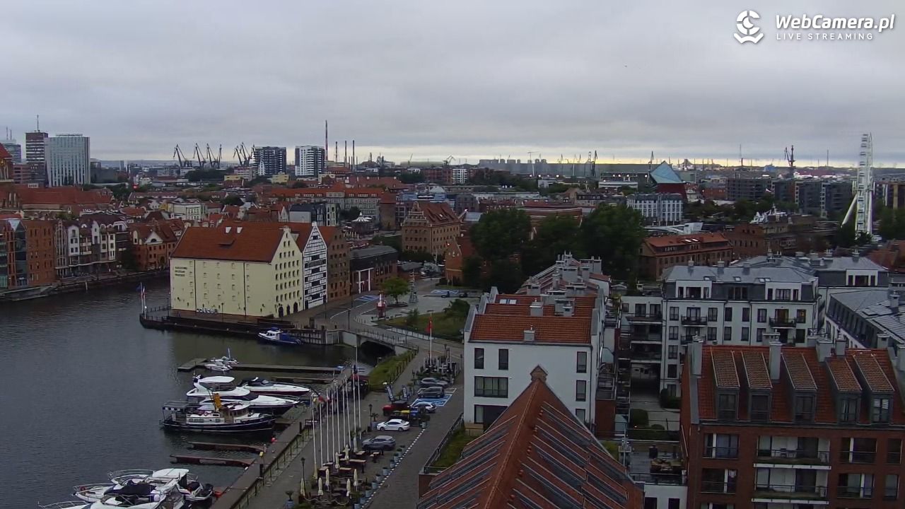 GDAŃSK - widok na Stare Miasto - 21 lipiec 2026, 05:45