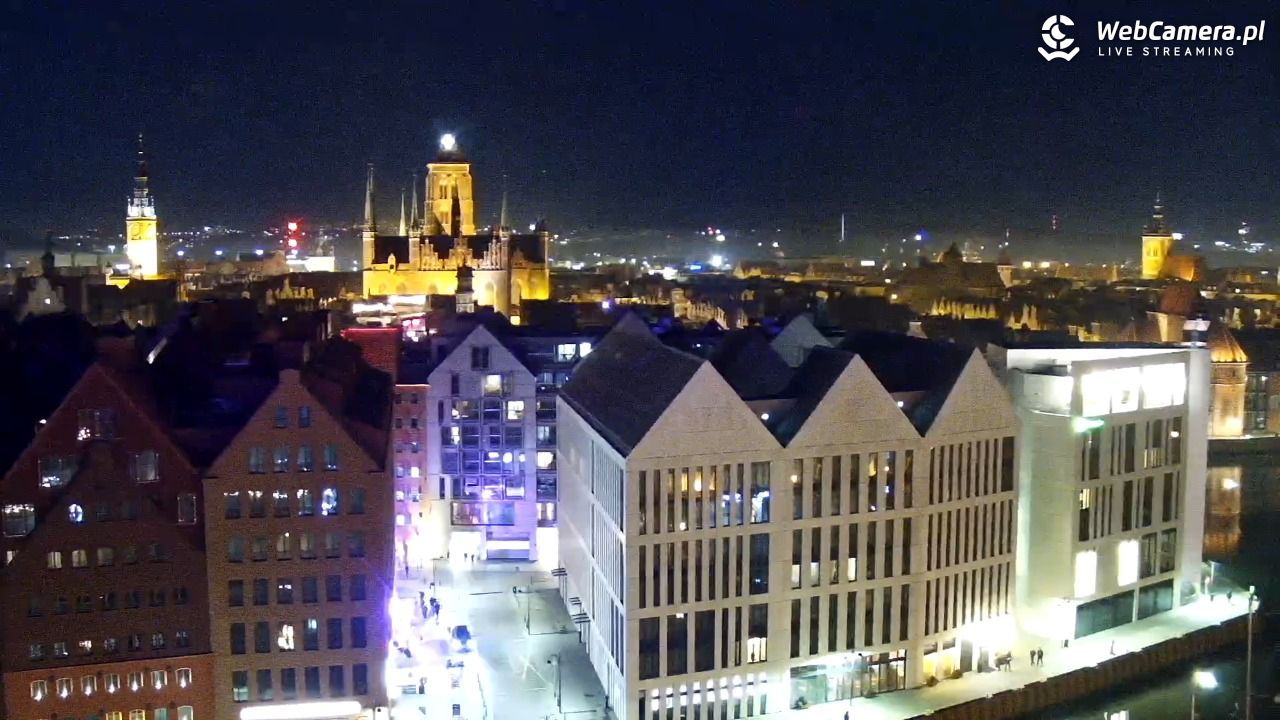 GDAŃSK - widok na Stare Miasto - 15 listopad 2025, 22:38