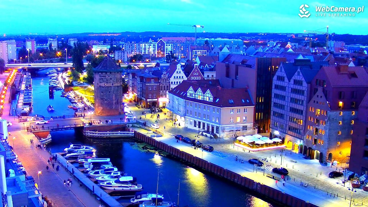 GDAŃSK - widok na Stare Miasto - 03 lipiec 2026, 21:56