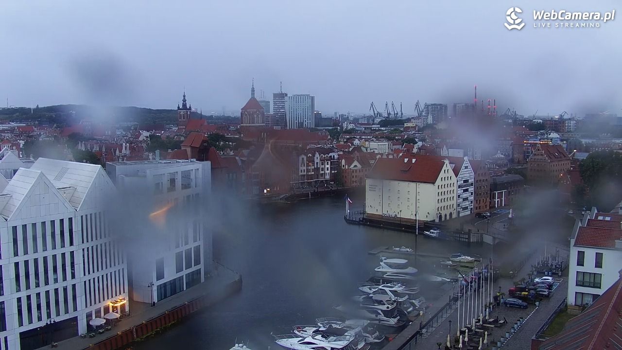 GDAŃSK - widok na Stare Miasto - 08 lipiec 2026, 04:26