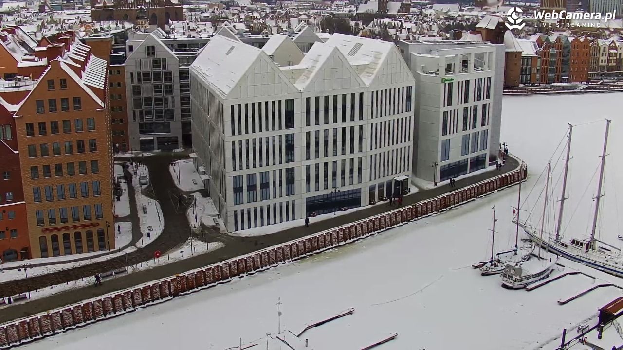 GDAŃSK - widok na Stare Miasto - 08 luty 2026, 12:18