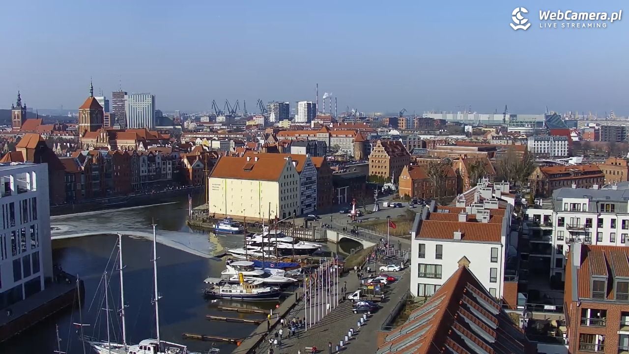 GDAŃSK - widok na Stare Miasto - 08 marzec 2026, 13:24