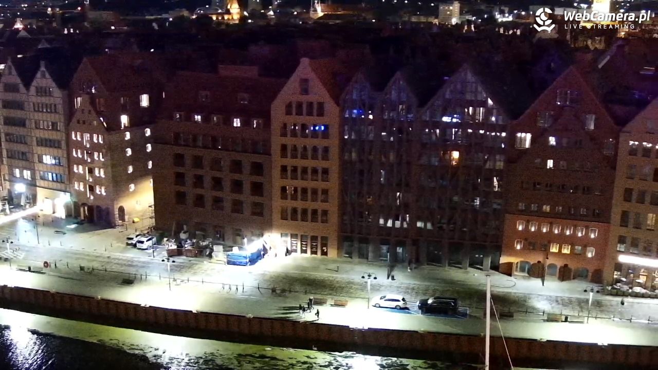 GDAŃSK - widok na Stare Miasto - 11 lipiec 2026, 23:53