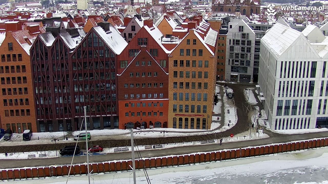 GDAŃSK - widok na Stare Miasto - 29 styczeń 2026, 12:30