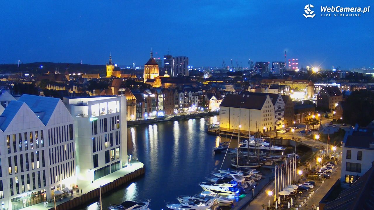 GDAŃSK - widok na Stare Miasto - 28 sierpień 2026, 20:25