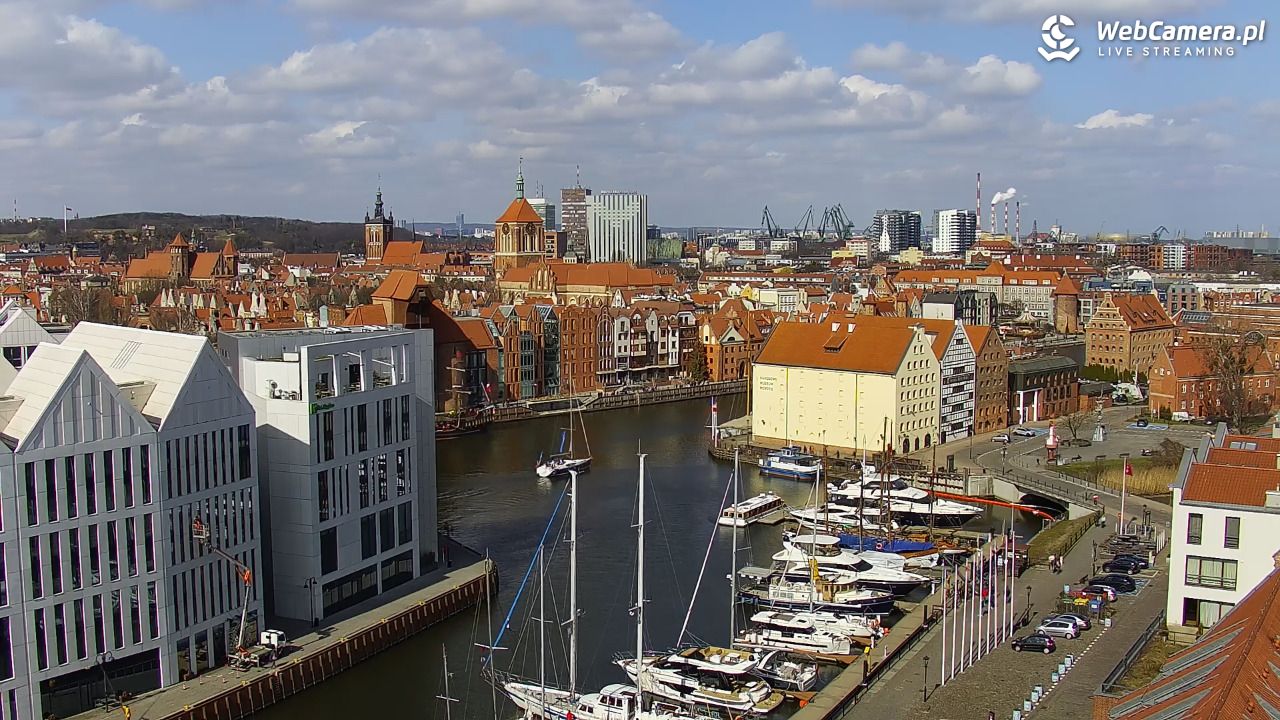 GDAŃSK - widok na Stare Miasto - 30 marzec 2026, 12:21