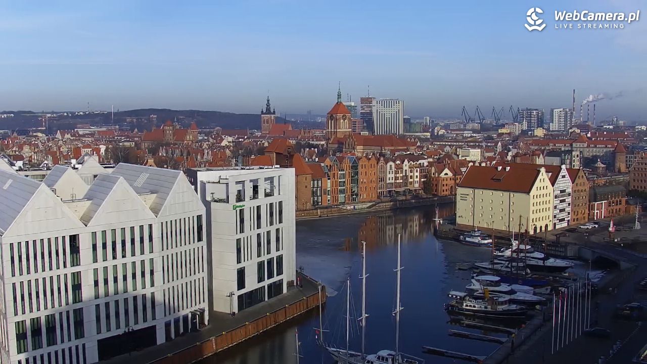 GDAŃSK - widok na Stare Miasto - 07 marzec 2026, 08:11