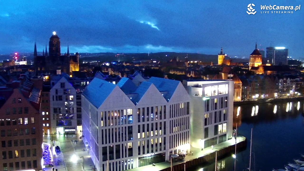GDAŃSK - widok na Stare Miasto - 15 czerwiec 2026, 22:19