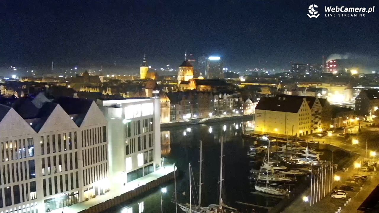 GDAŃSK - widok na Stare Miasto - 15 listopad 2025, 22:39