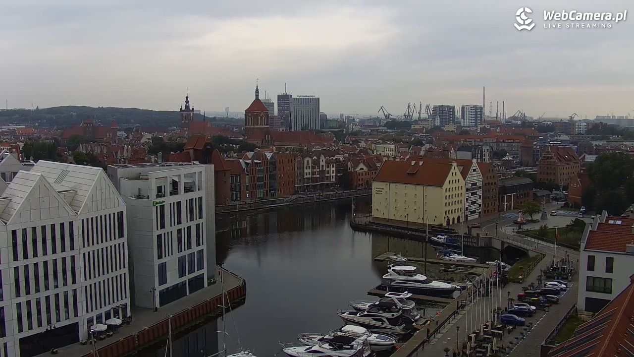 GDAŃSK - widok na Stare Miasto - 20 sierpień 2026, 06:47