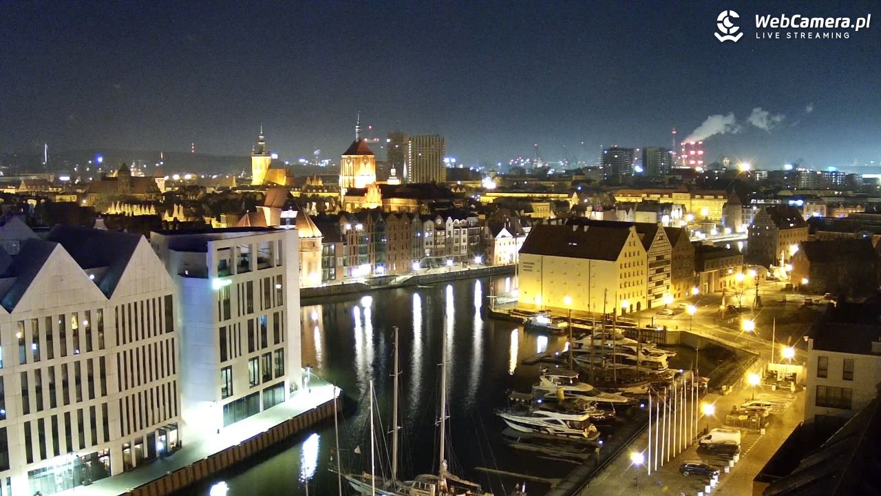 GDAŃSK - widok na Stare Miasto - 23 listopad 2025, 02:29