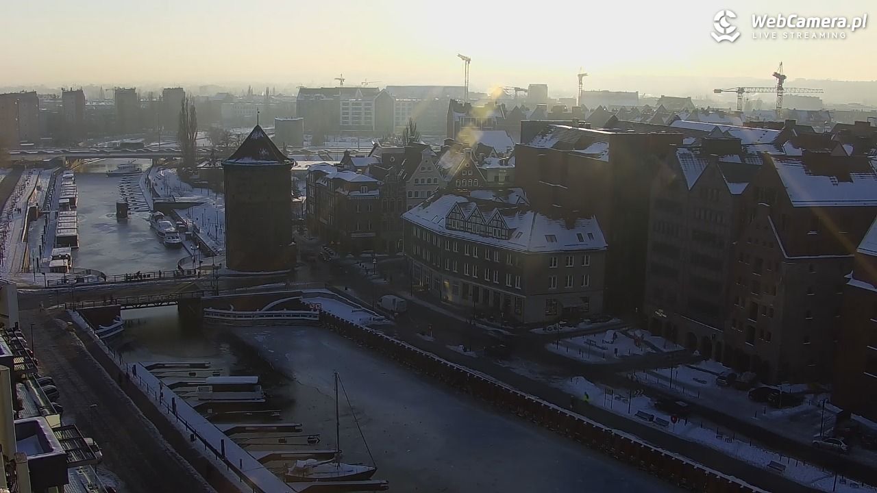 GDAŃSK - widok na Stare Miasto - 19 styczeń 2026, 14:30