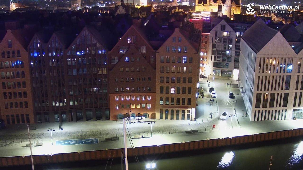 GDAŃSK - widok na Stare Miasto - 23 listopad 2025, 02:40
