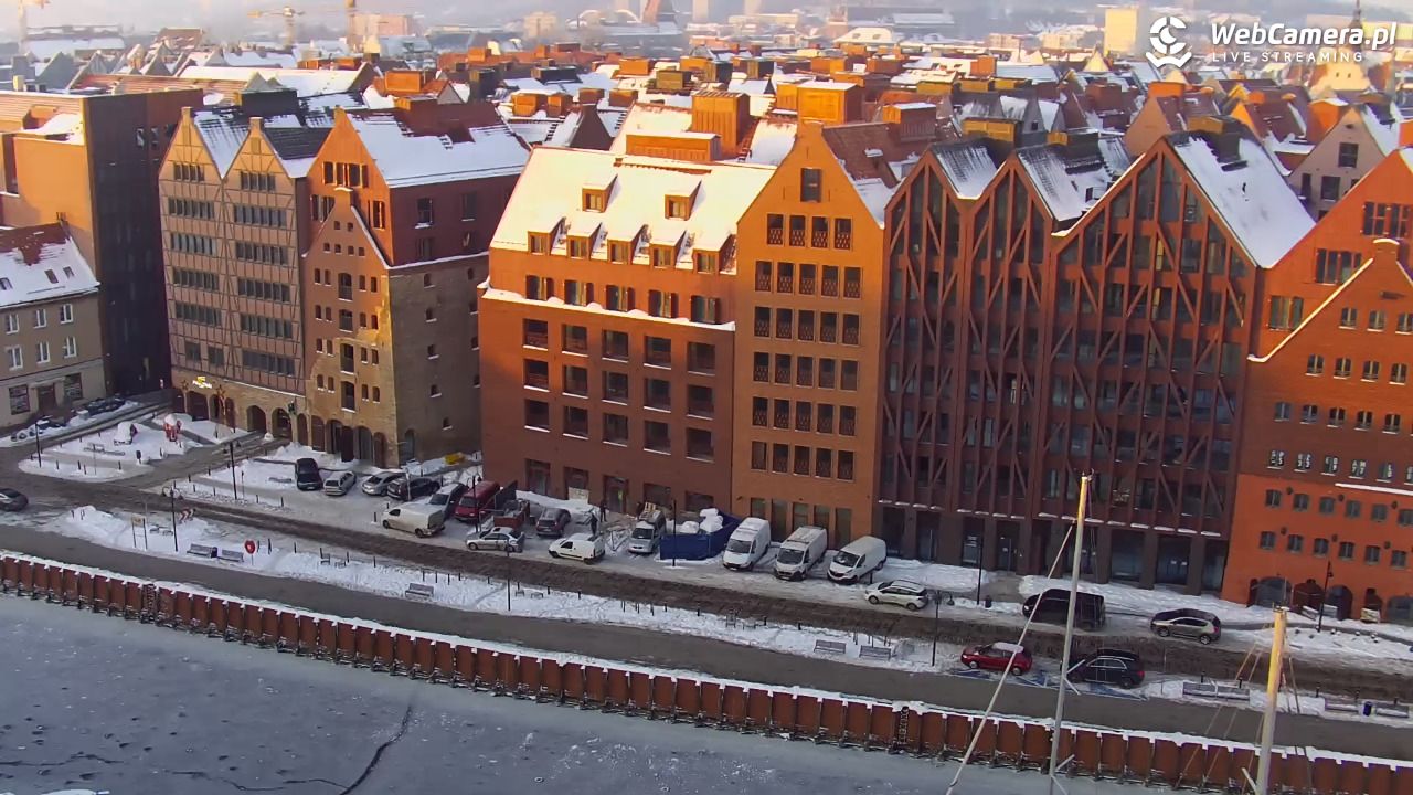 GDAŃSK - widok na Stare Miasto - 19 styczeń 2026, 08:27