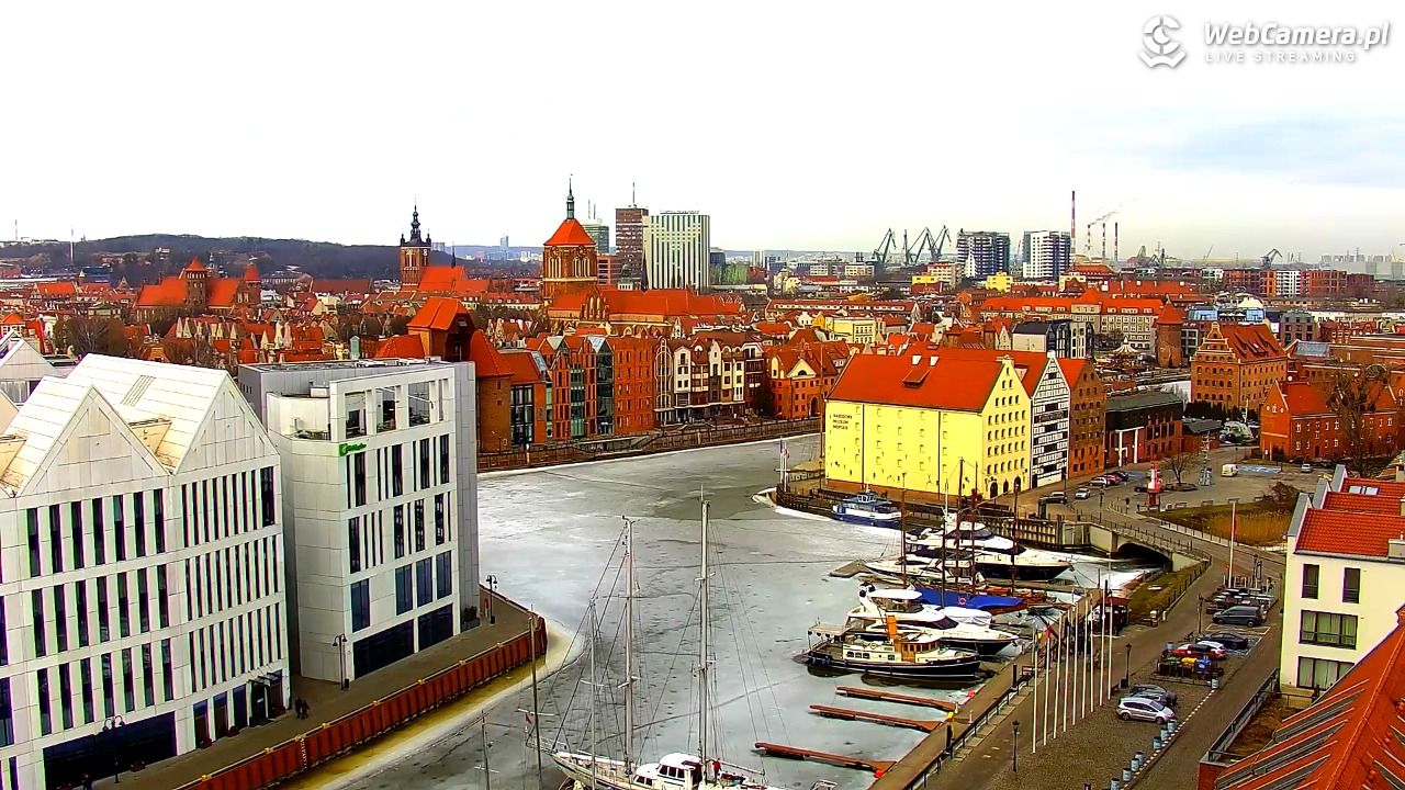 GDAŃSK - widok na Stare Miasto - 02 marzec 2026, 10:56