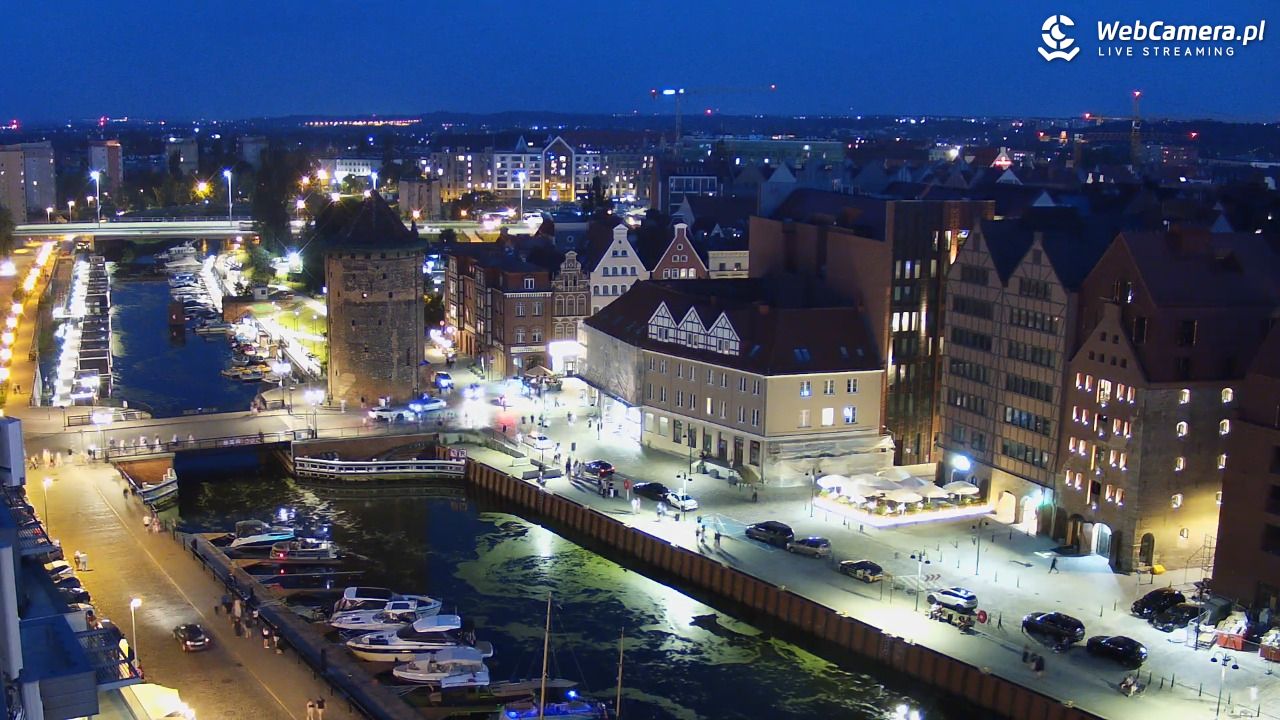 GDAŃSK - widok na Stare Miasto - 20 czerwiec 2026, 22:34