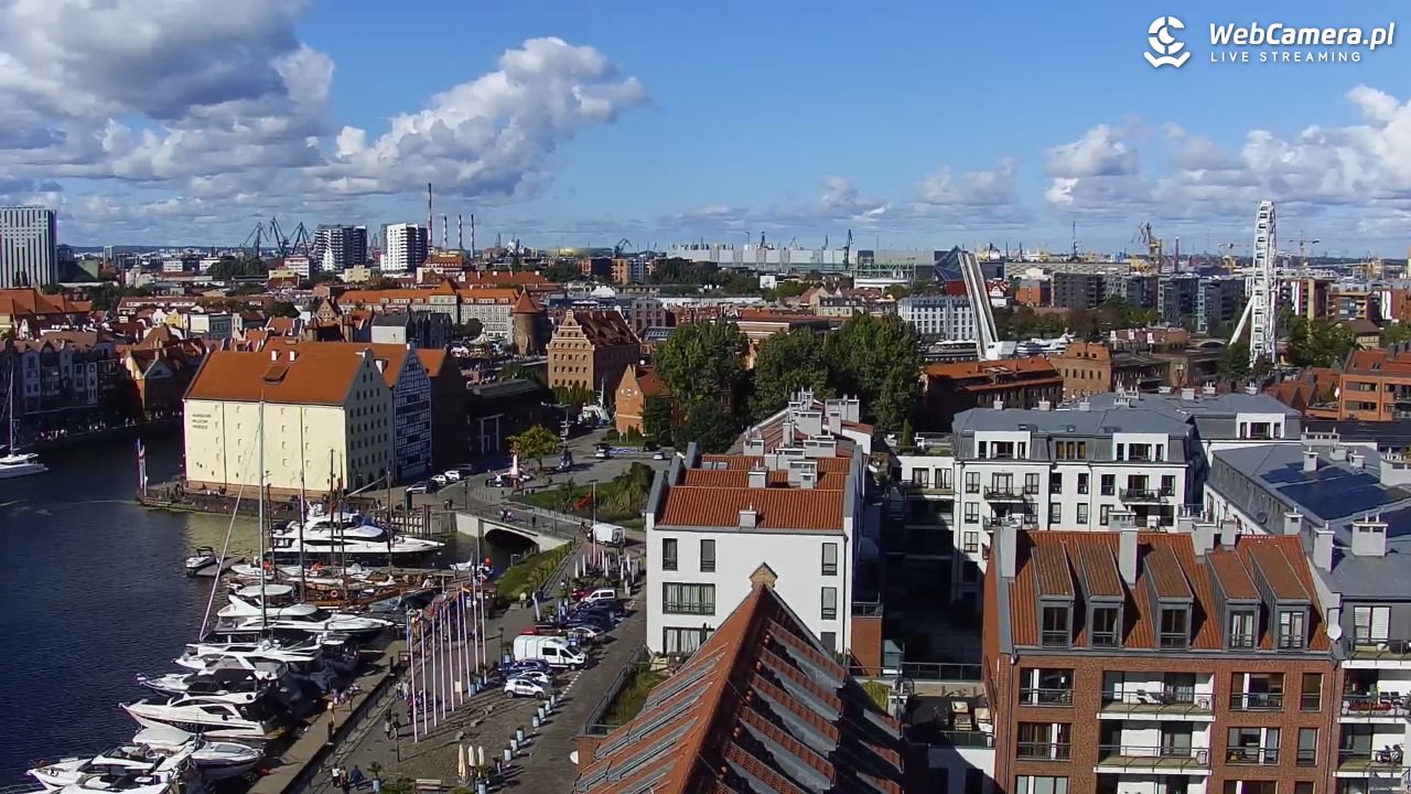 GDAŃSK - widok na Stare Miasto - 23 wresień 2026, 14:11