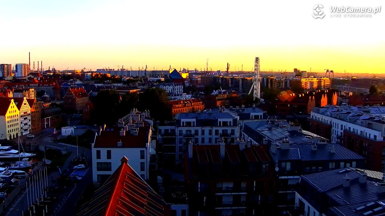 GDAŃSK - widok na Stare Miasto - 03 sierpień 2026, 05:21