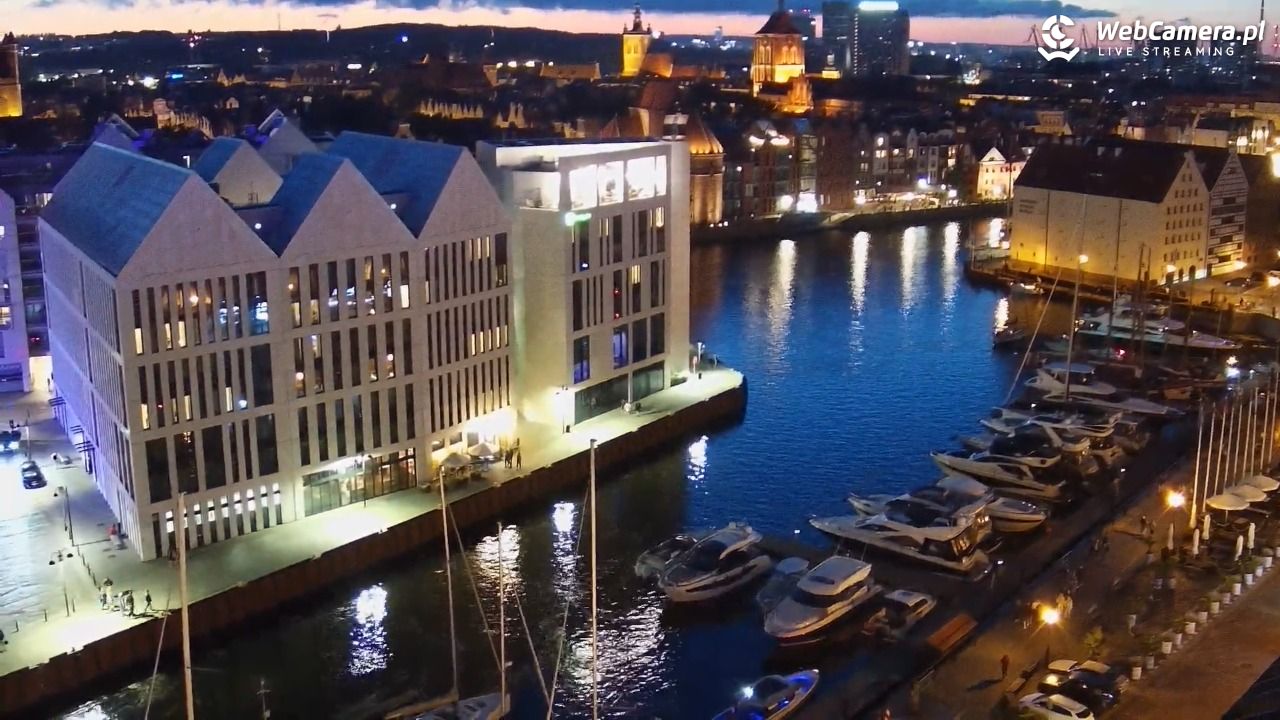 GDAŃSK - widok na Stare Miasto - 25 sierpień 2026, 20:45