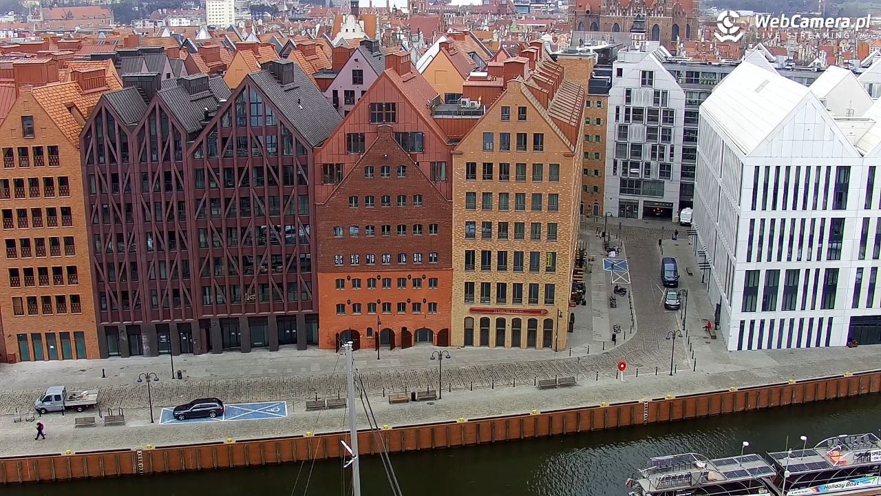 GDAŃSK - widok na Stare Miasto - 08 kwiecień 2026, 11:20
