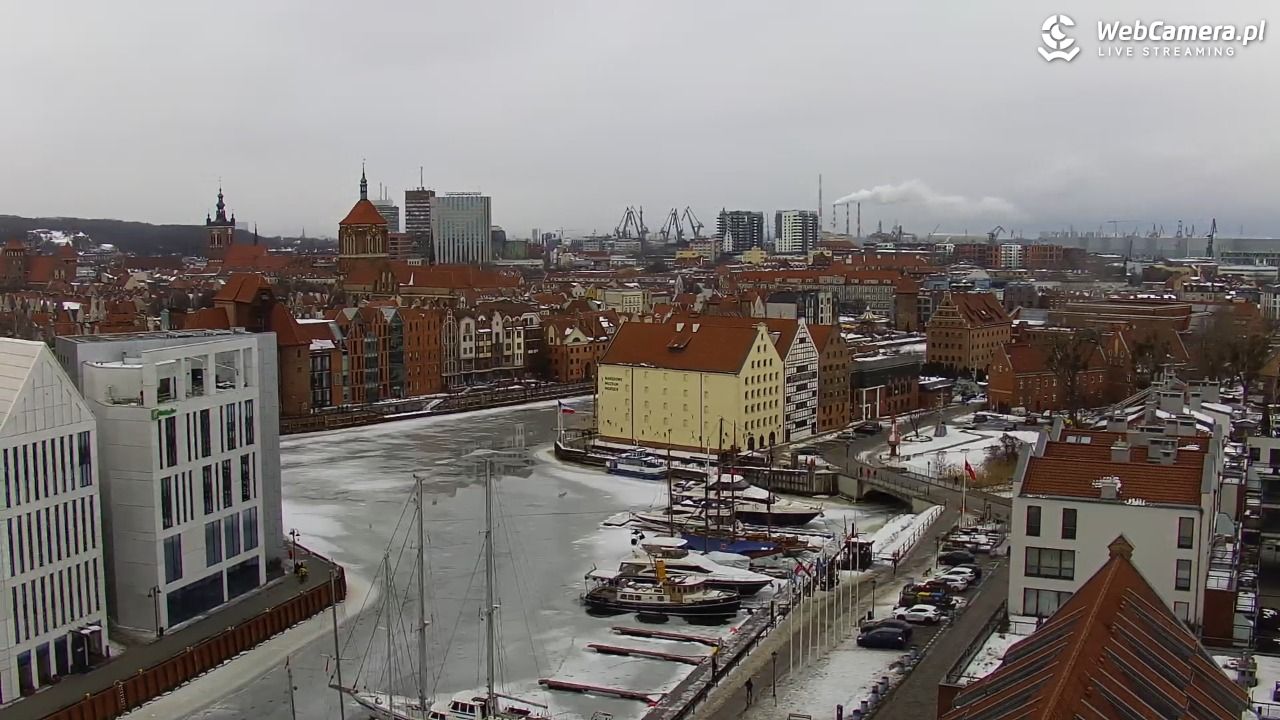 GDAŃSK - widok na Stare Miasto - 23 luty 2026, 11:54