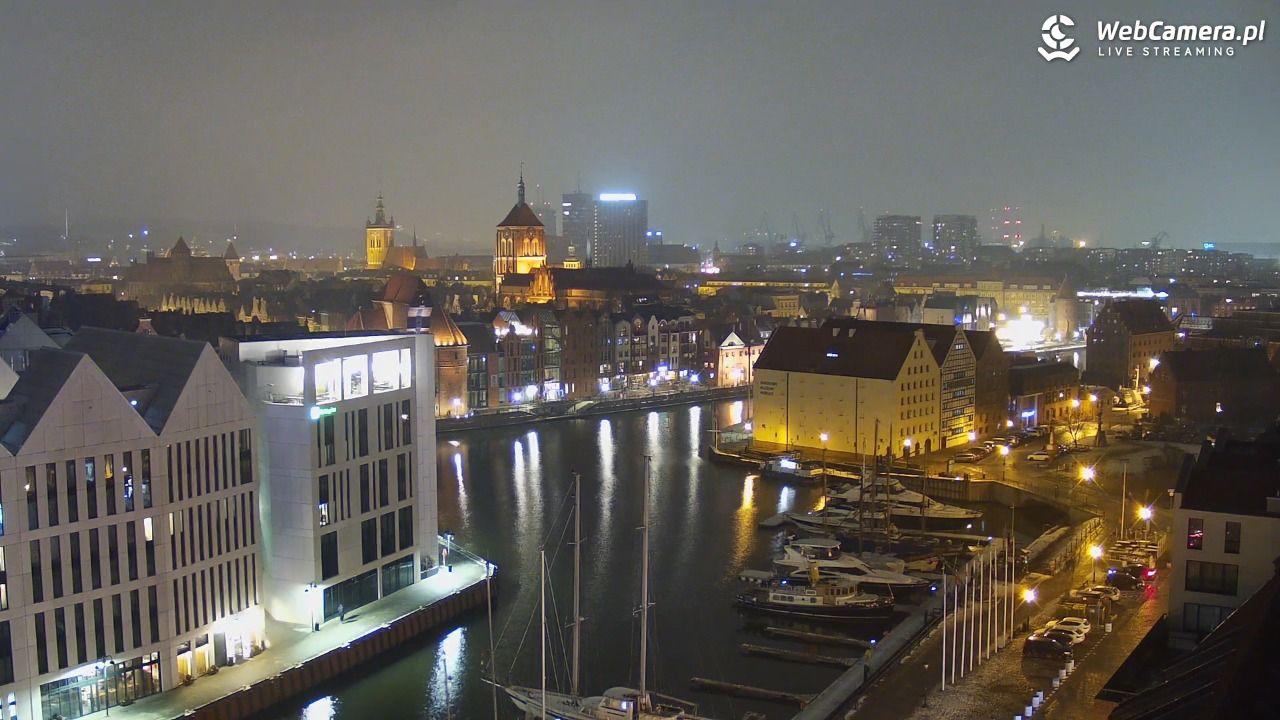 GDAŃSK - widok na Stare Miasto - 05 styczeń 2026, 19:29