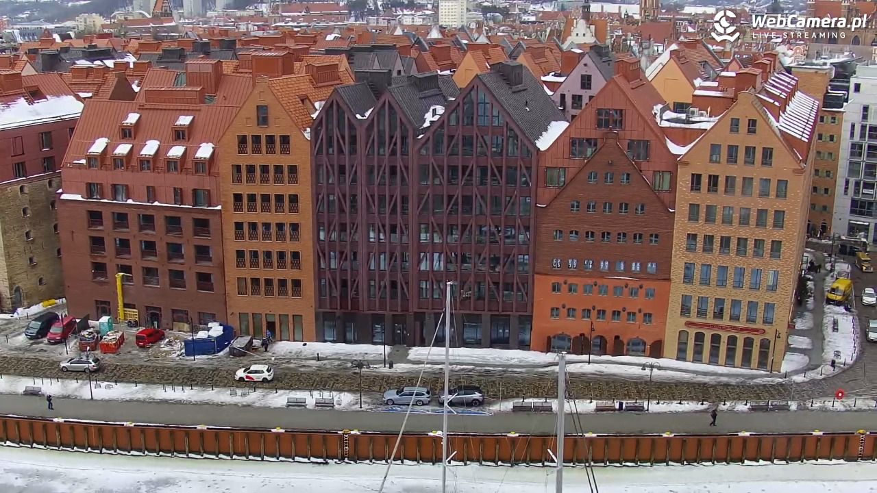 GDAŃSK - widok na Stare Miasto - 23 luty 2026, 10:05